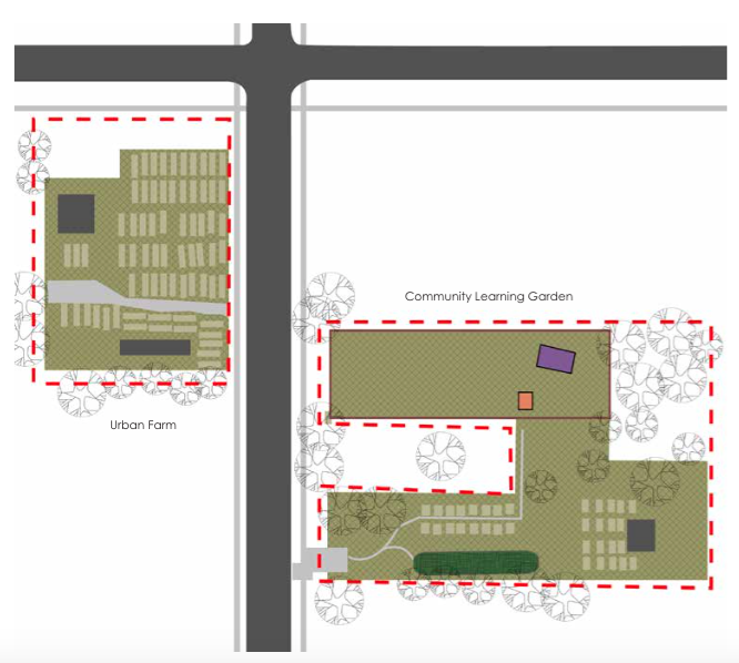 Site Diagram: East Lake Farm and Garden