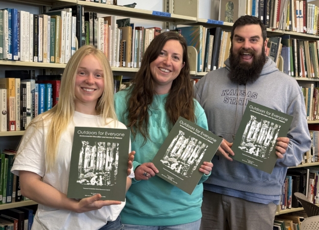 Winter 2026 Pittsfield Team holding their published projects